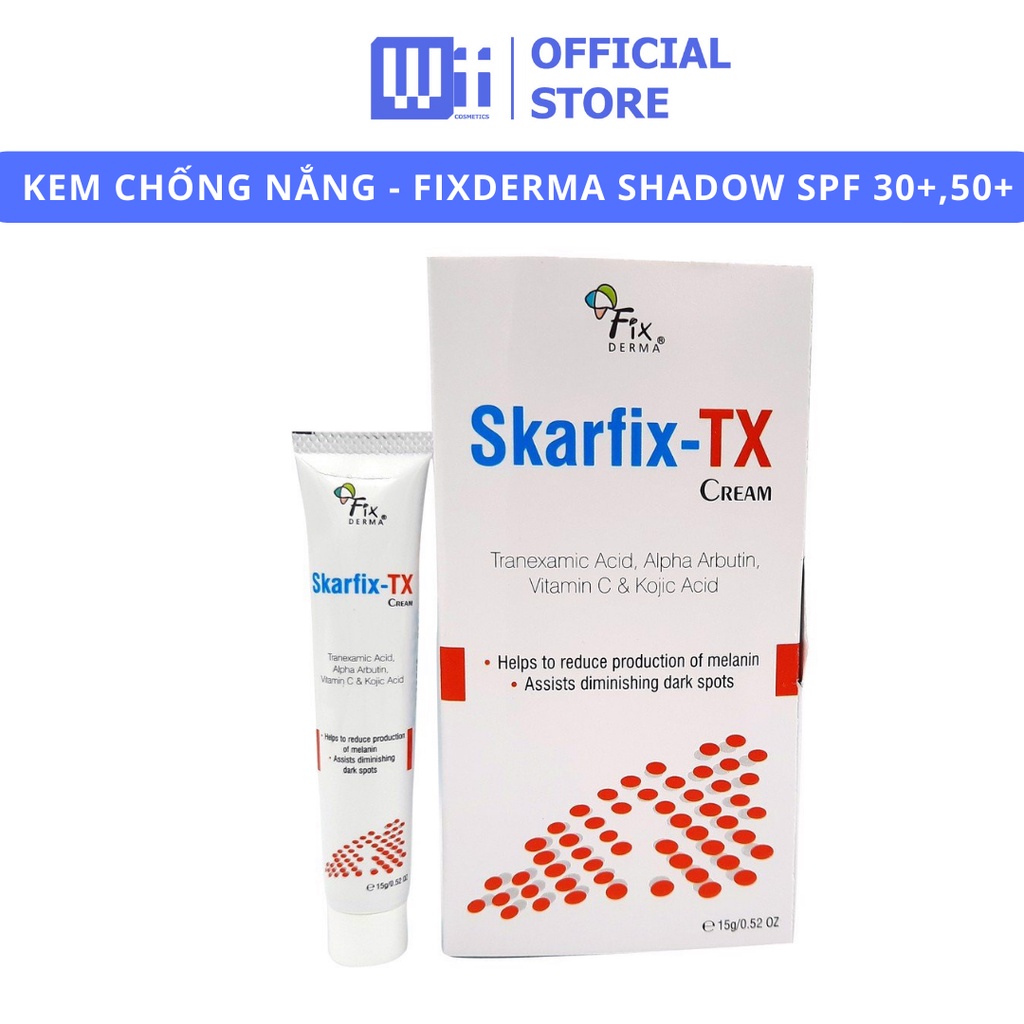 [CHÍNH HÃNG] Kem Dưỡng Mờ Thâm, Nám, Tàn Nhang - Fixderma Skarfix-TX Cream - 15g