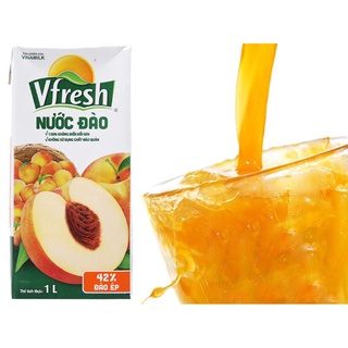 Nước đào ép Vfresh 1 lít của Vinamilk