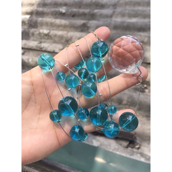 Rèm pha lê hạt trơn