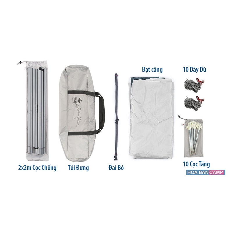 Tăng Dã Ngoại Lục Giác NatureHike NH16T012-S và NH16T013-S