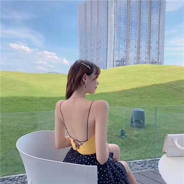 Áo Bra Gân Quai Mảnh Siêu Xinh 1969