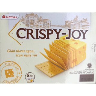 Bánh quy vị phô mai Crispy Joy 180g/360g