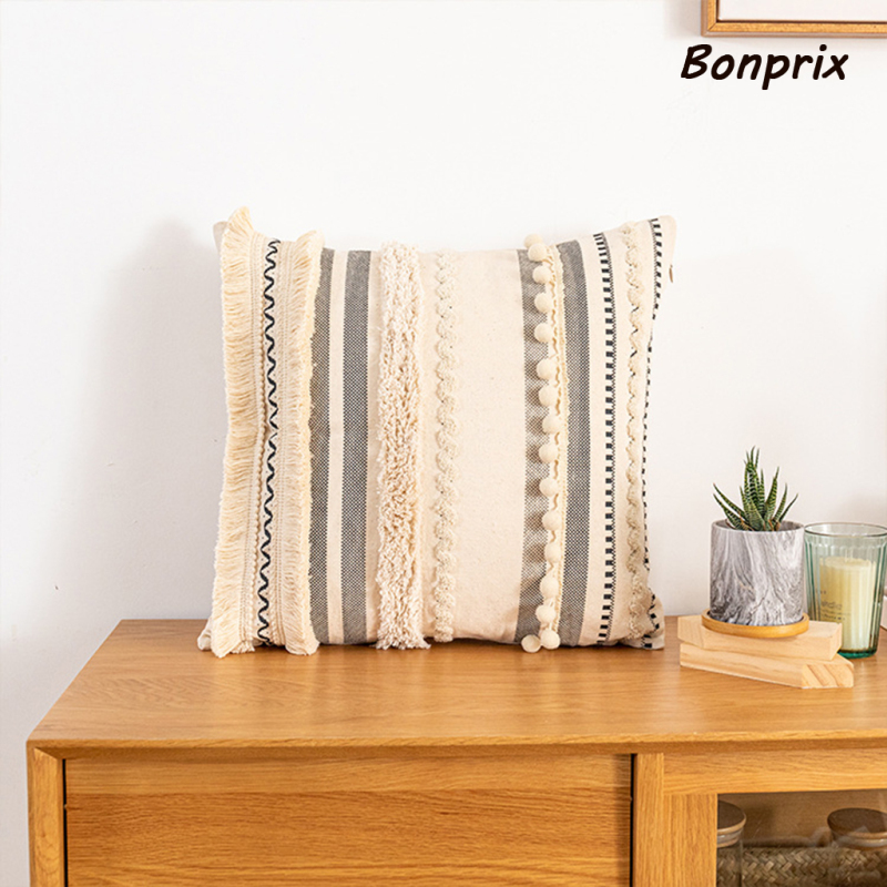 Vỏ Gối Sofa In Họa Tiết Phong Cách Boho