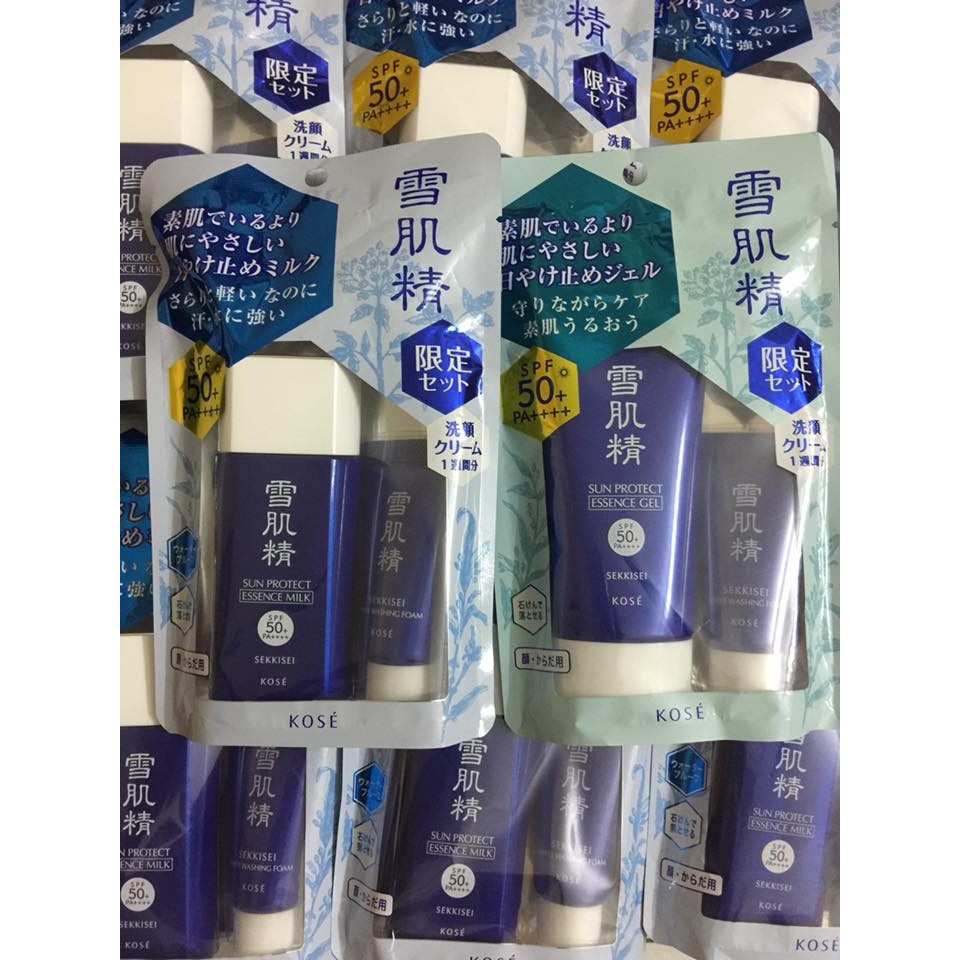 Kem chống nắng Kose Sekkisei Sun Protect Essence Milk