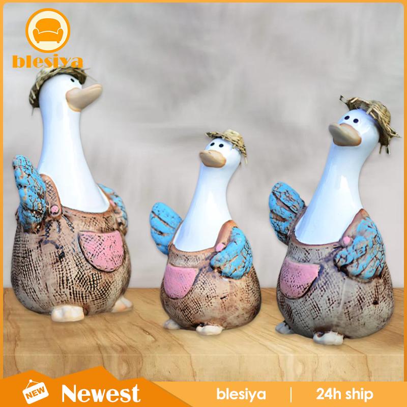 Đồ trang trí Chú Vịt Bằng Gốm Trang Trí Sân Vườn