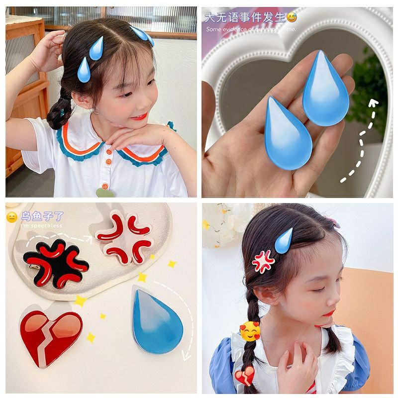 Kẹp tóc icon cảm xúc vui nhộn hottrend