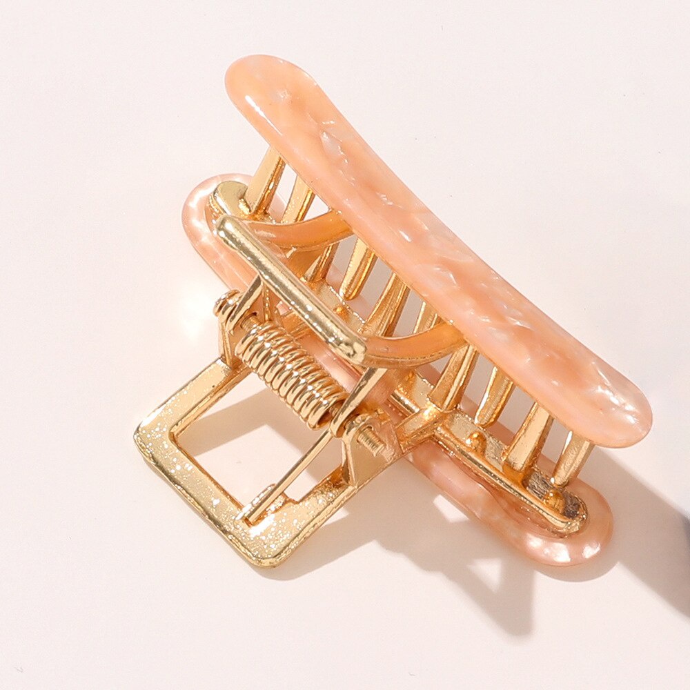1 kẹp tóc acrylic phong cách retro Hàn Quốc