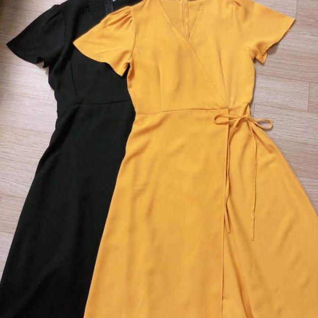 Váy vạt chéo