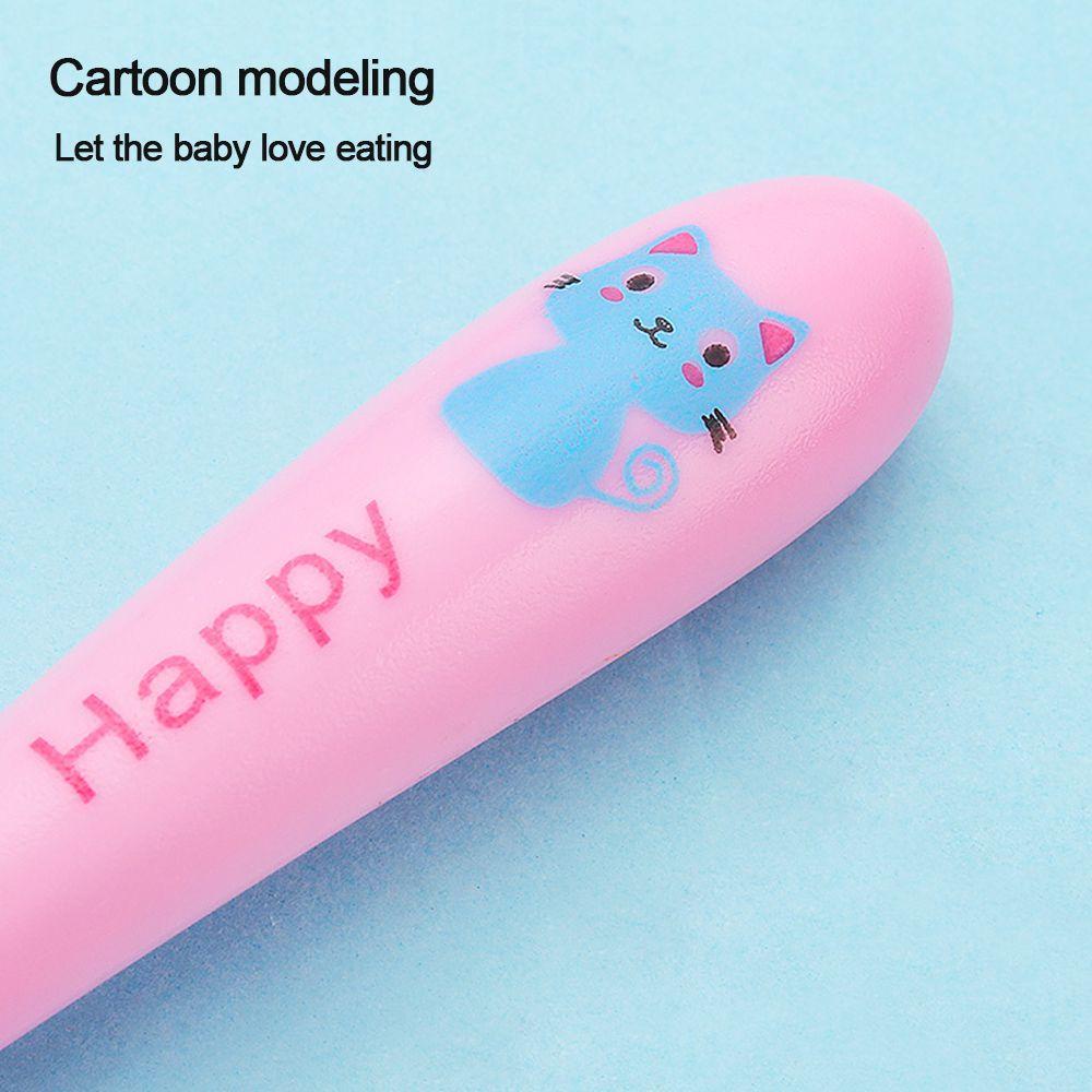 Bộ Dụng Cụ Ăn Uống Bằng Thép Không Gỉ Họa Tiết Dễ Thương Kèm Hộp Đựng Cho Bé