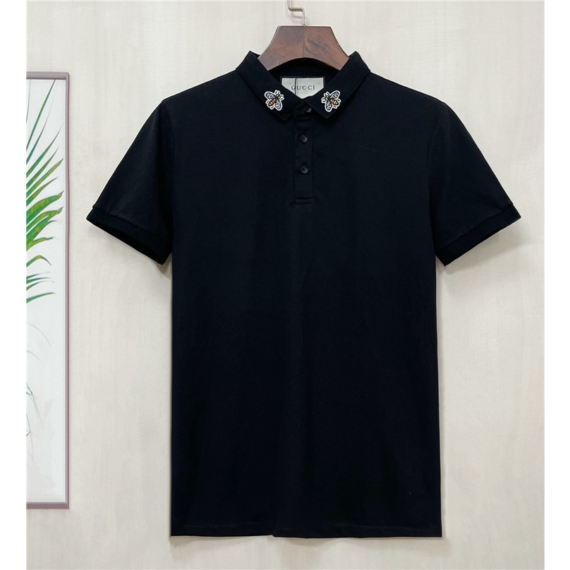 Áo Thun POLO Ngắn Tay Thêu Hình Ong Thời Trang Năng Động Gucc1 2022 S-4XL