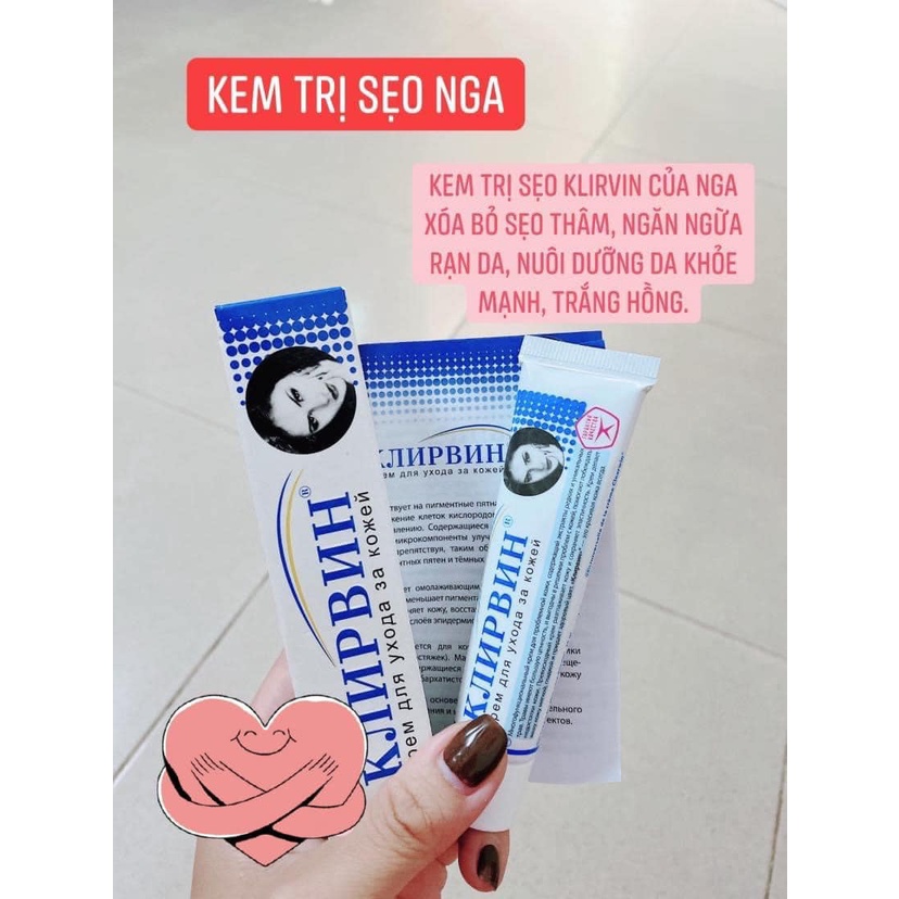 Kem mờ sẹo lồi, lõm, sẹo thâm Nga chính hãng