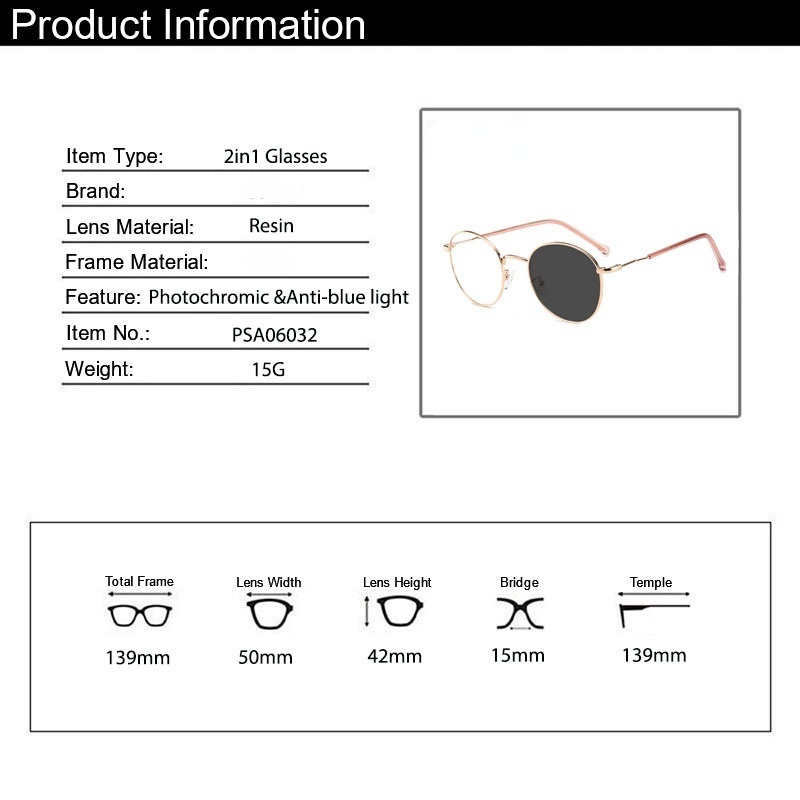 Mắt kính PLAMIS chống bức xạ bằng kim loại dành cho máy tính