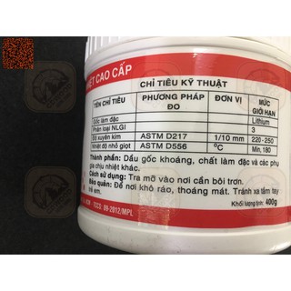 Mỡ chịu nhiệt Sopex trắng