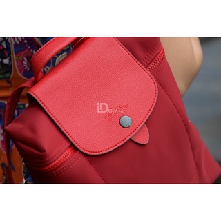 Balo Longchamp đỏ tươi ( ảnh thật)