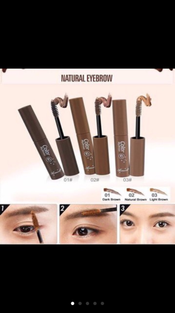 Mascara chải màu lông mày rậm DNM