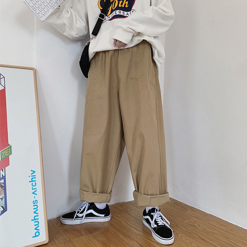 Quần Dài Ống Rộng Phong Cách Hàn Quốc Thời Trang Dành Cho Nam