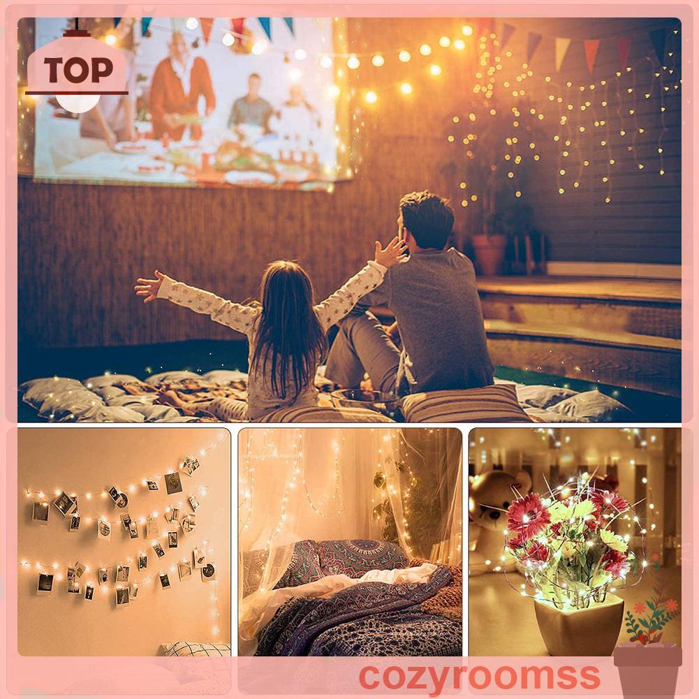 Dây Đèn Led 2m Trang Trí Phòng Ngủ Dịp Giáng Sinh