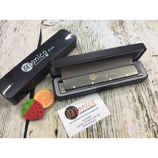 Kèn Harmonica - Monica M.2403 (Đen bóng cực đẹp)