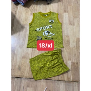 Bộ bé trai lớn vải giãn