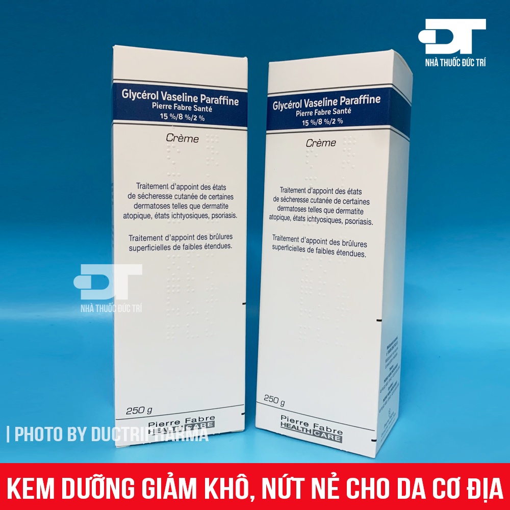 Kem dưỡng Dexeryl Glycerol giảm thô ráp, nứt nẻ cho da chàm, da cơ địa 50g/250g