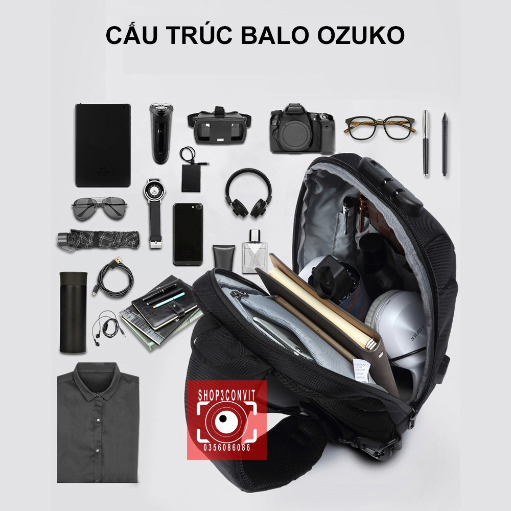 Túi đeo chéo 4.0 thương hiệu Ozuko