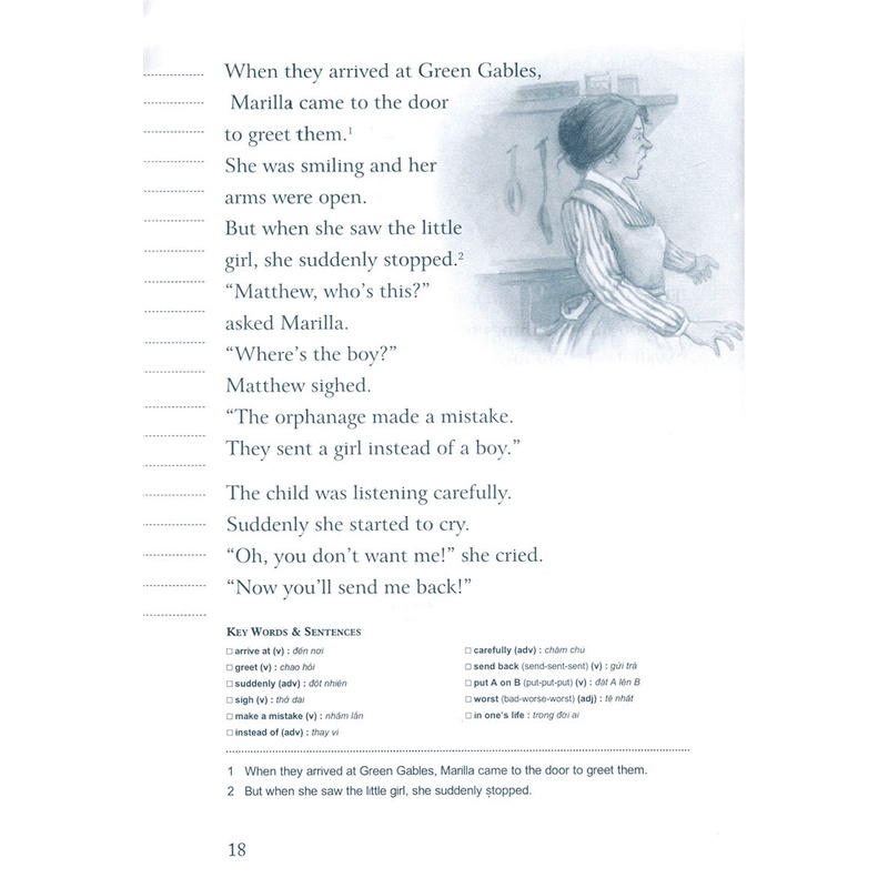 Sách Happy Reader - Cô Bé Anne Ở Green Gables (Kèm 1CD) (Tái Bản)