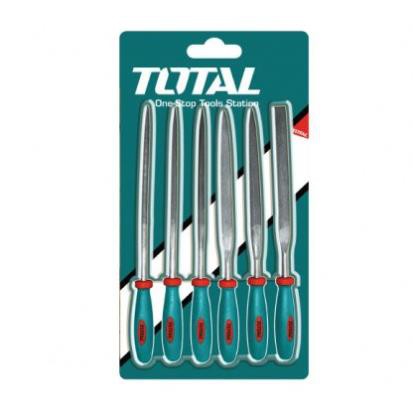 3 x 140mm Bộ 6 giũa sắt Total THT91462