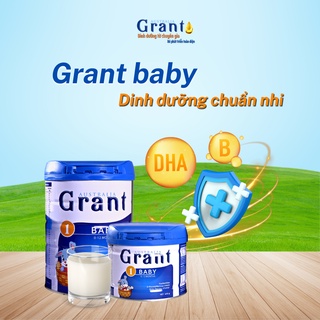 Sữa bột grant australia baby lon 900g