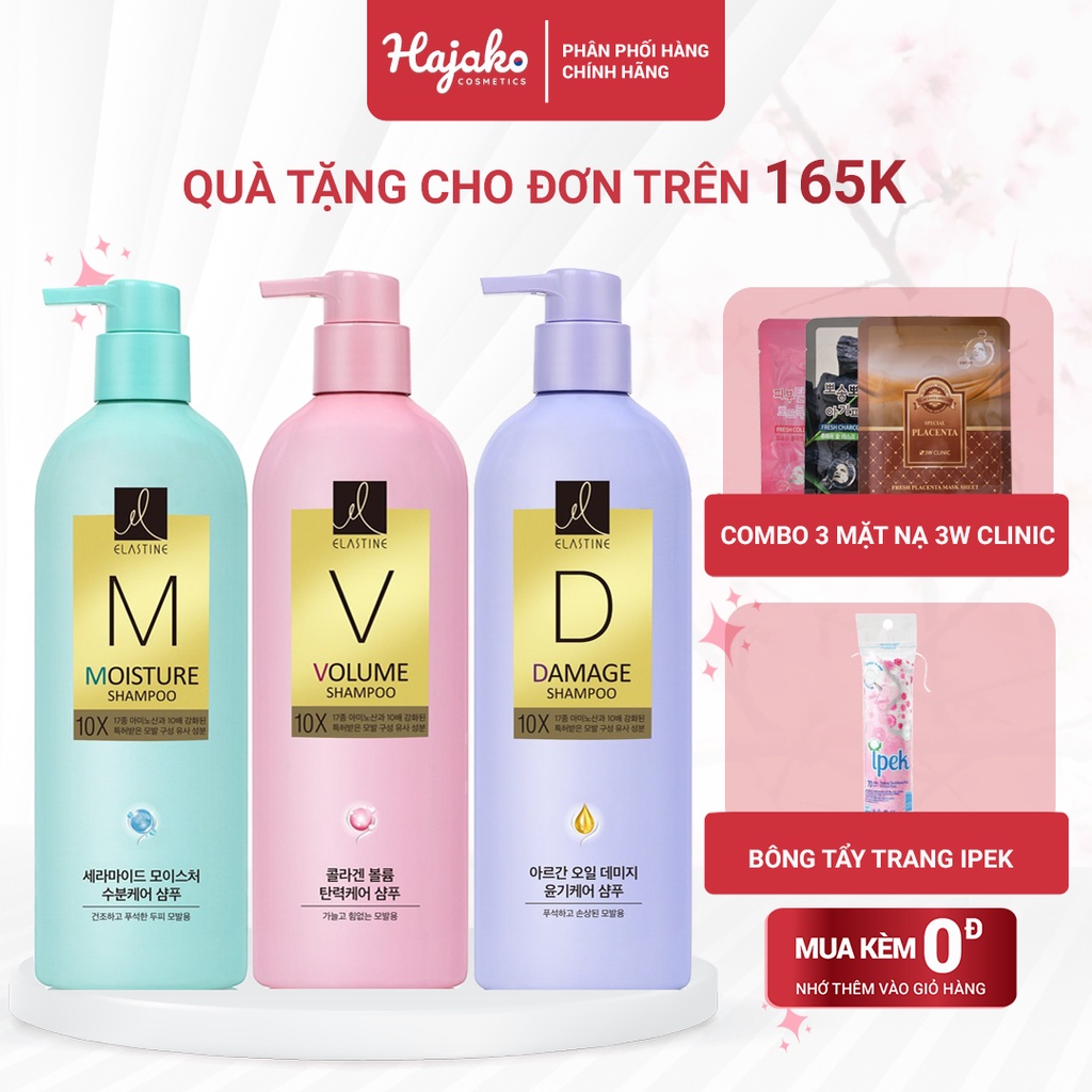 Dầu gội nước hoa Argan Oil Hàn Quốc Elastine 10X
