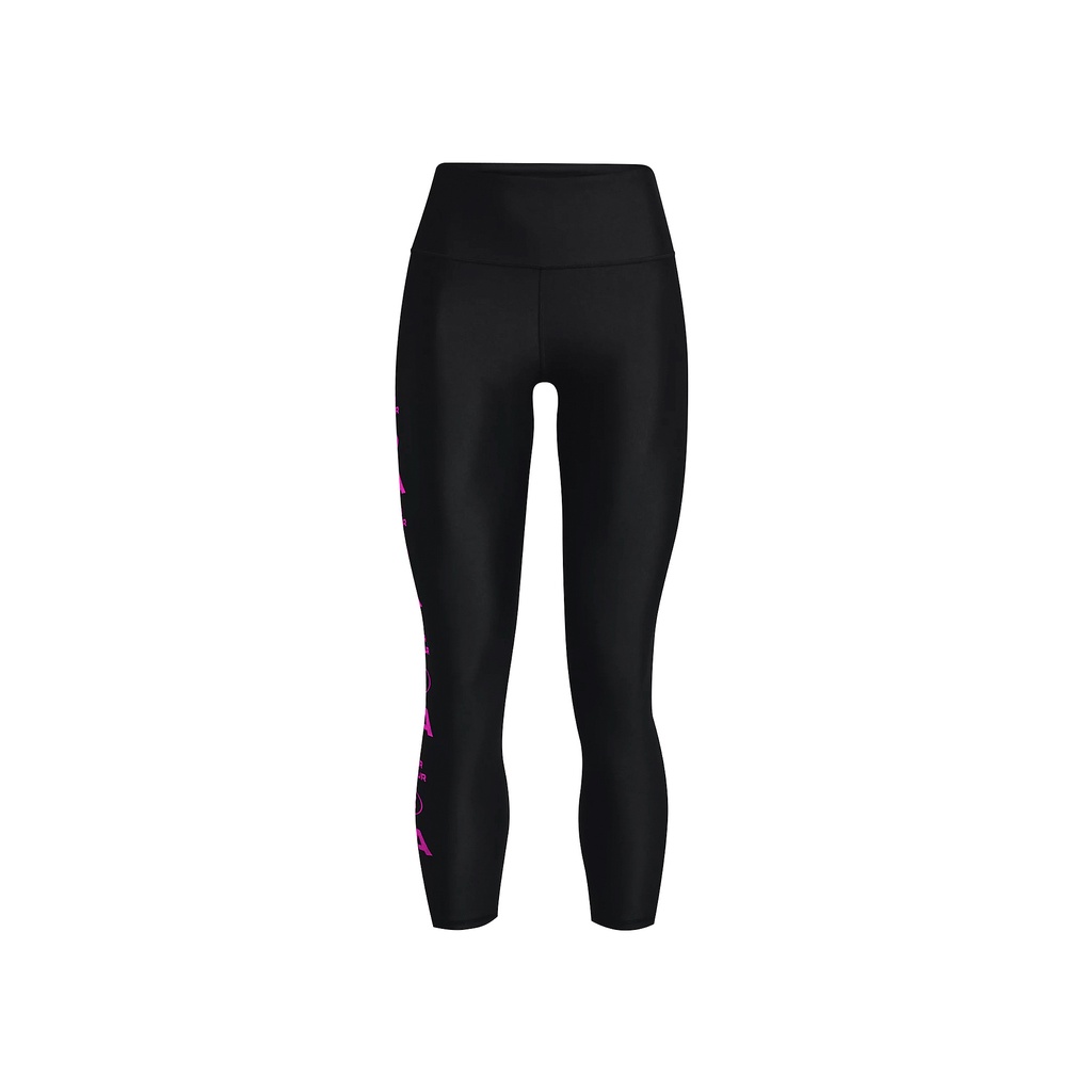 Quần legging thể thao nữ Under Armour HeatGear® Armour No-Slip Waistband Graphic Ankle - 1361013-002