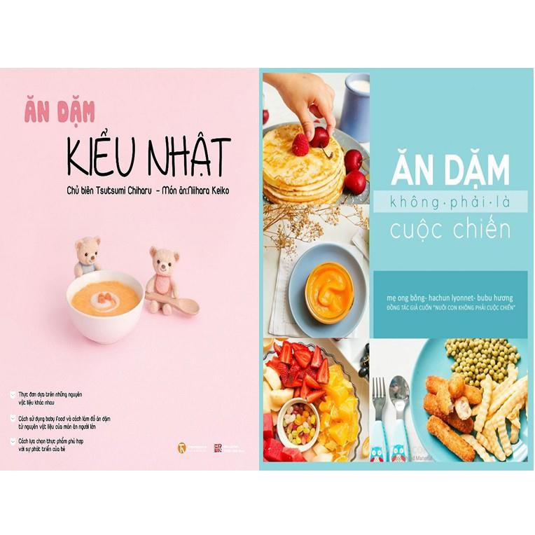 Sách - Combo Ăn dặm kiểu Nhật + Ăn dặm không phải là cuộc chiến