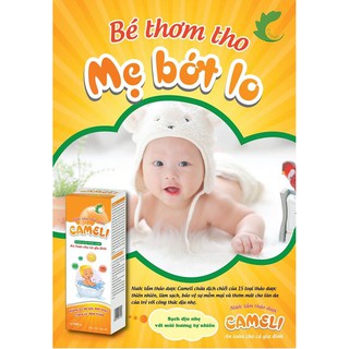 Nước tắm thảo dược Cameli lọ 150ml