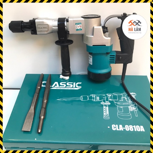 Máy Đục Classic 17 Ly CLA0810A Chuyên Đục Phá Bê Tông, Bảo Hành 6 Tháng, Tặng Kèm 2 Mũi Đục Nhọn Và Dẹt