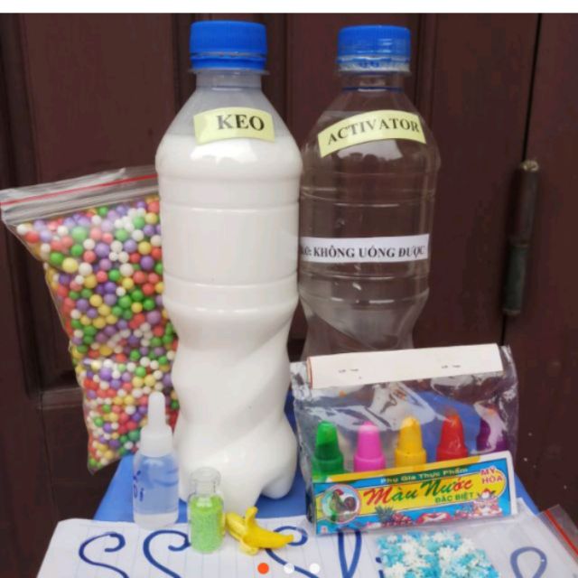 Bộ kít làm slime xốp 350ml