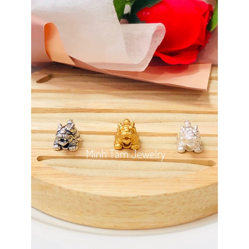 Charm long quy bạc & bạc Thái-Minh Tâm Jewelry