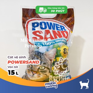 [Bao 15L] Cát vệ sinh cho mèo Power Sand cat litter [15L]