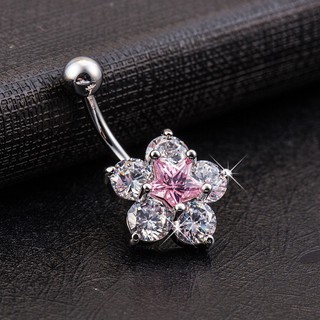 Khuyên rốn đính đá lấp lánh thời trang