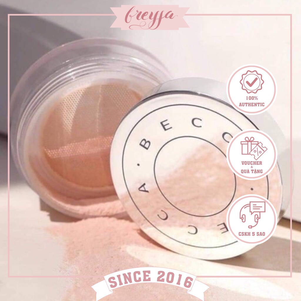 Phấn Phủ Becca Hydra Mist Powder Ngậm Nước Không Màu Mini 1.5g makeup tự nhiên không mốc da