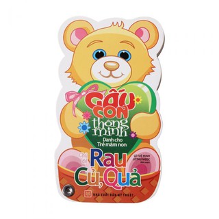Sách gấu con thông minh - rau, củ, quả