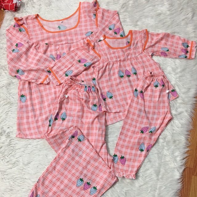 Đồ cặp mẹ và bé vải tole loại 1
