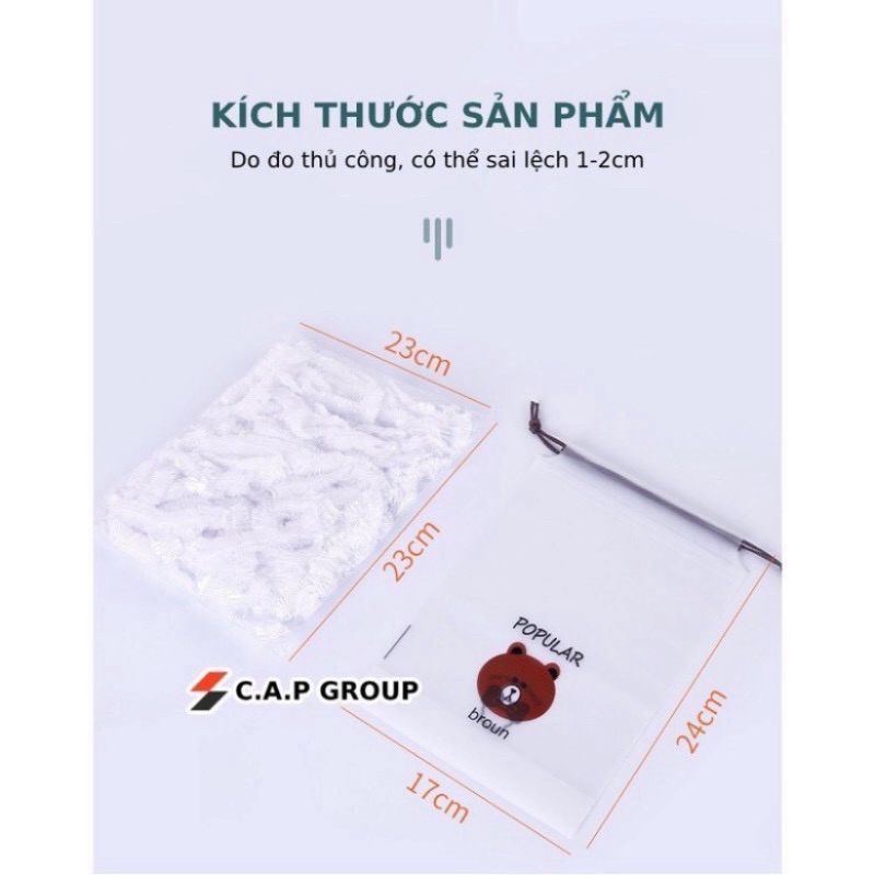 Sỉ 10 túi bọc thực phẩm gấu