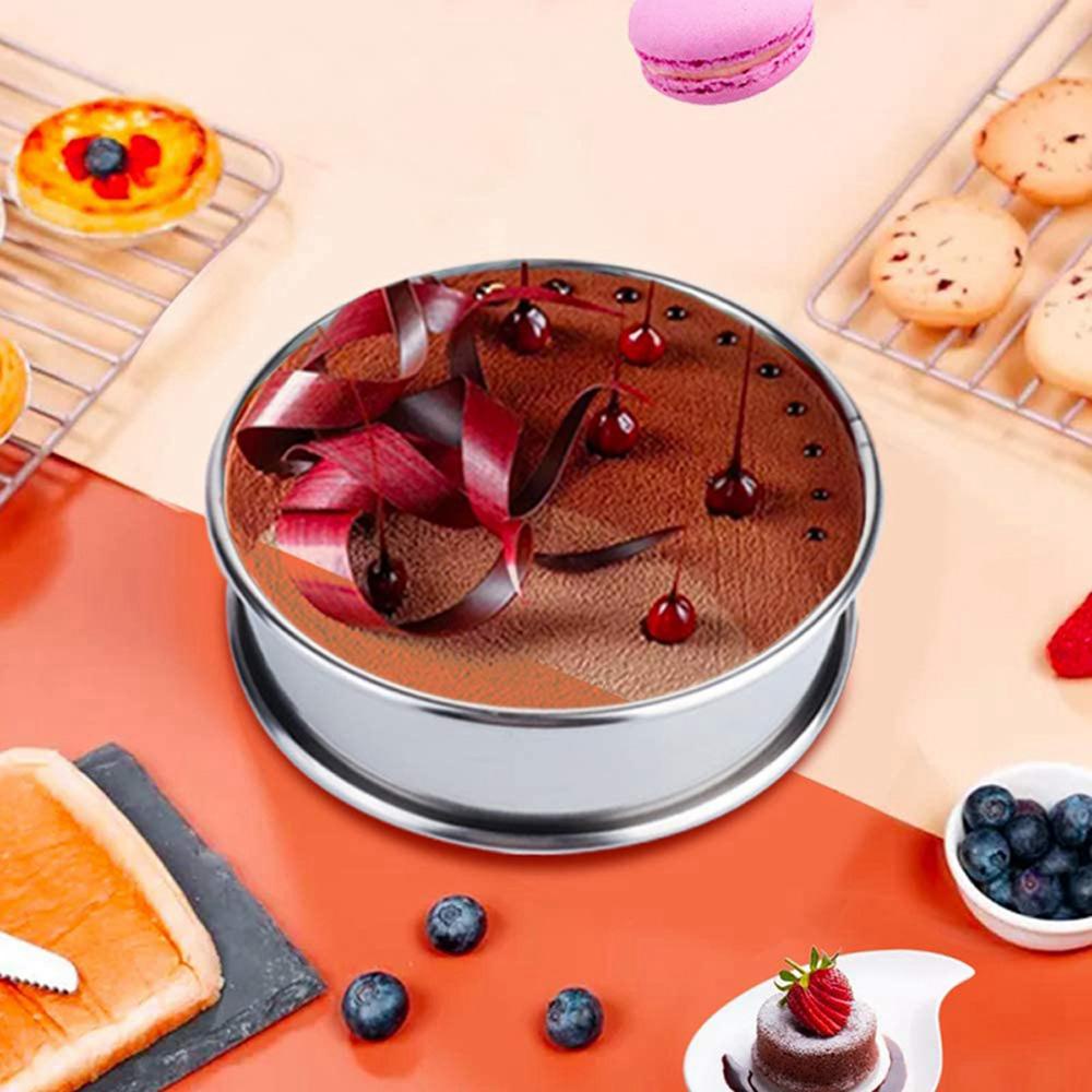 Khuôn Làm Bánh Tart Hai Cuộn Bằng Kim Loại Siêu Bền