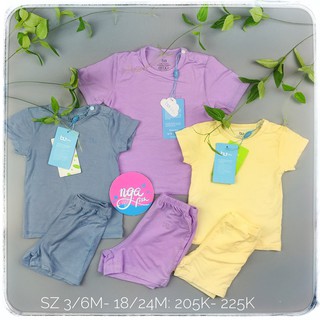 BU hè - Bộ ngắn tay cài vai, quần đùi