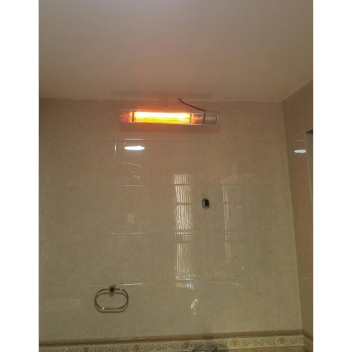 Đèn sưởi nhà tắm cao cấp Heizen không chói mắt 1000W có điều khiển từ xa