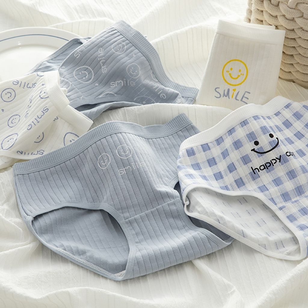 Quần lót nữ cotton kháng khuẩn khử mùi tôn dáng gợi cảm họa tiết cute dễ thương LANIXA L131