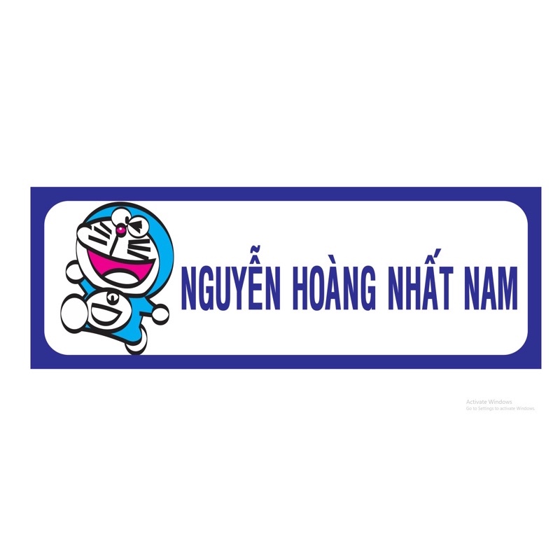 Nhãn tên - phù hiệu - logo ủi