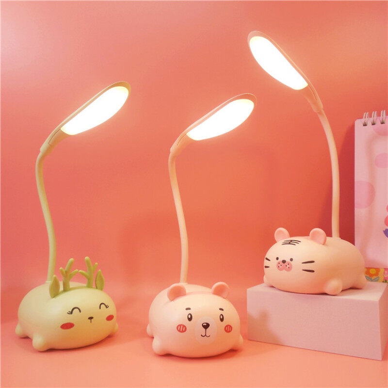Đèn bàn bóng LED bảo vệ mắt sạc USB