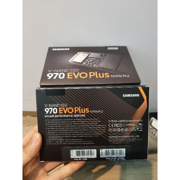 Ổ cứng SSD Samsung 970 EVO plus 500GB PCIe NVMe M.2 2280 - Gen3 x4 MZ-V7S500BW | BigBuy360 - bigbuy360.vn