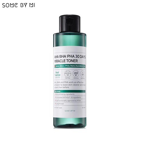 [Mã FMCGMALL -8% đơn 250K] Nước Hoa Hồng Some By Mi AHA-BHA-PHA 30 Days Miracle Toner 150ml