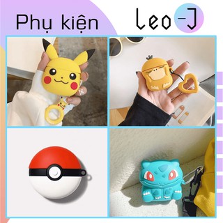 Vỏ ốp case Airpod 1/2 & Pro bộ sưu tập Pokemon – bảo vệ tai nghe không dây chống va đập